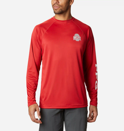 Men's Collegiate PFG Terminal Tackle Long Sleeve Shirt - Ohio State
