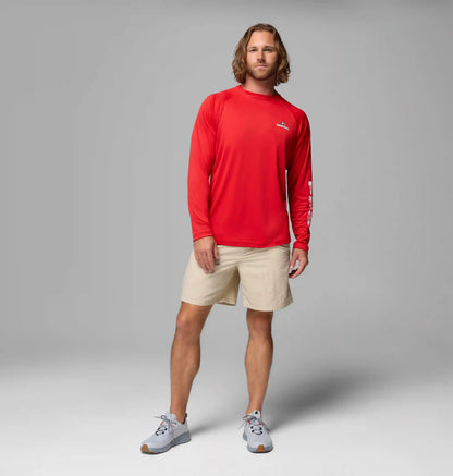 Men's Collegiate PFG Terminal Tackle Long Sleeve Shirt - Georgia
