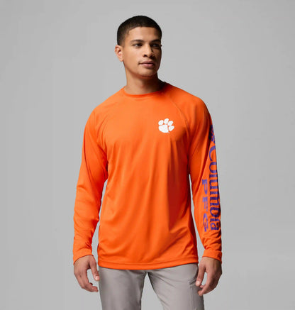 Men's Collegiate PFG Terminal Tackle Long Sleeve Shirt - Clemson
