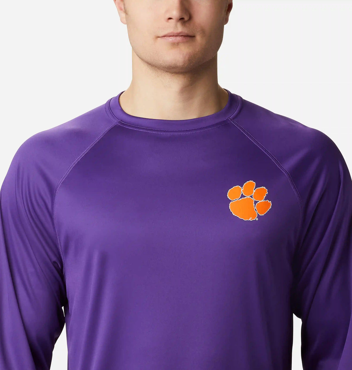 Men's Collegiate PFG Terminal Tackle Long Sleeve Shirt - Clemson