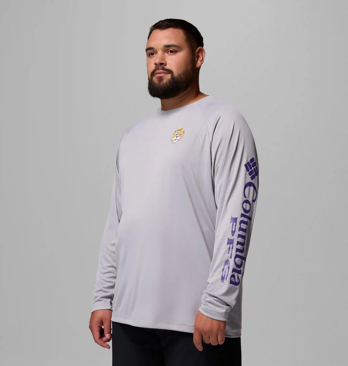 Men's Collegiate PFG Terminal Tackle Long Sleeve Shirt - Big - LSU