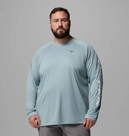 Men's Collegiate PFG Terminal Tackle Long Sleeve Shirt - Big - Georgia