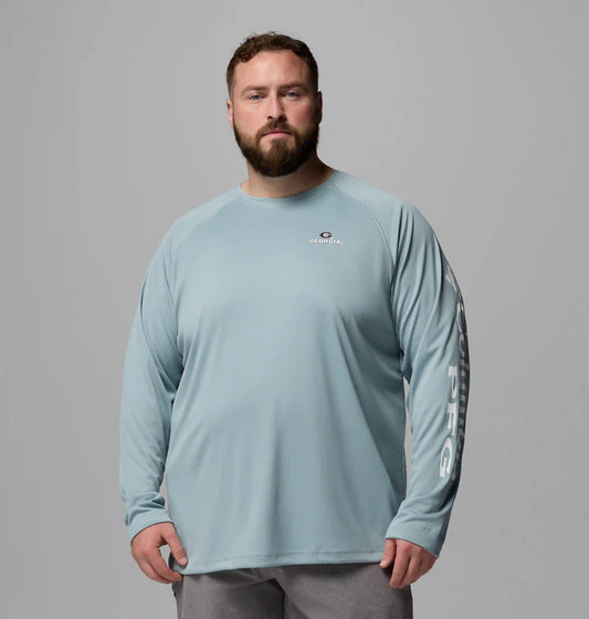 Men's Collegiate PFG Terminal Tackle Long Sleeve Shirt - Big - Georgia