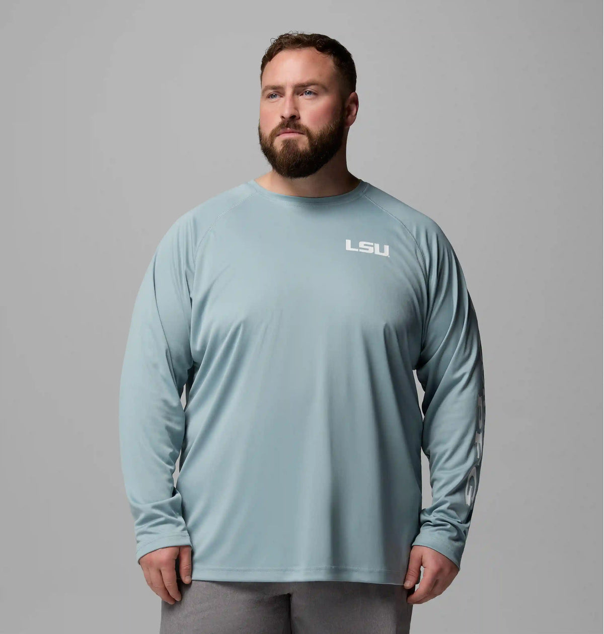 Men's Collegiate PFG Terminal Tackle Long Sleeve Shirt - Big - LSU