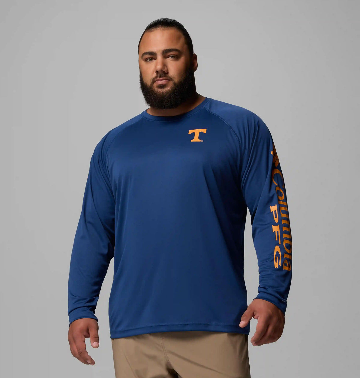 Men's Collegiate PFG Terminal Tackle Long Sleeve Shirt - Big - Tennessee