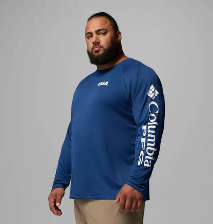 Men's Collegiate PFG Terminal Tackle Long Sleeve Shirt - Big - Georgia