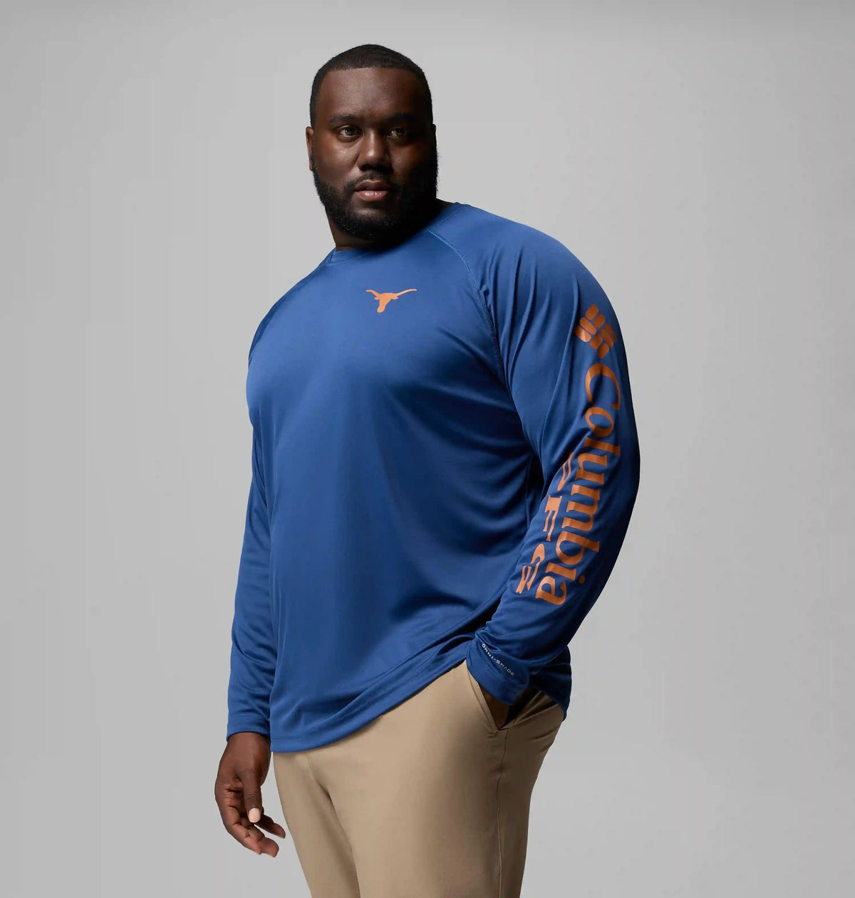 Men's Collegiate PFG Terminal Tackle Long Sleeve Shirt - Big - Texas