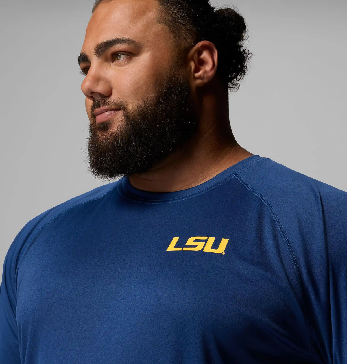 Men's Collegiate PFG Terminal Tackle Long Sleeve Shirt - Big - LSU