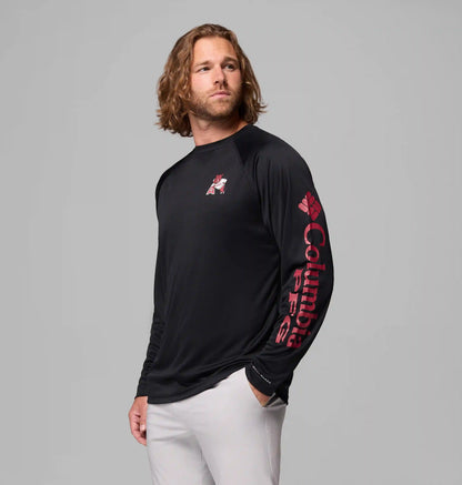 Men's Collegiate PFG Terminal Tackle Long Sleeve Shirt - Tall - Arkansas