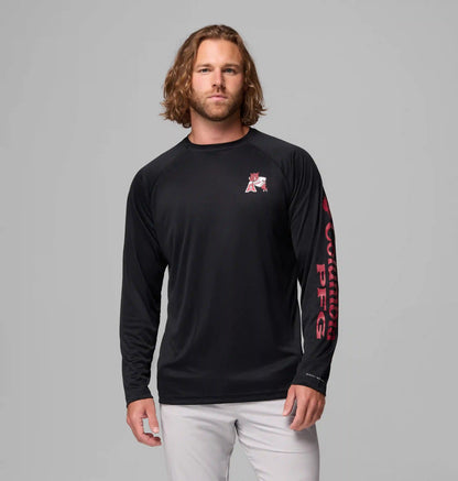 Men's Collegiate PFG Terminal Tackle Long Sleeve Shirt - Tall - Arkansas