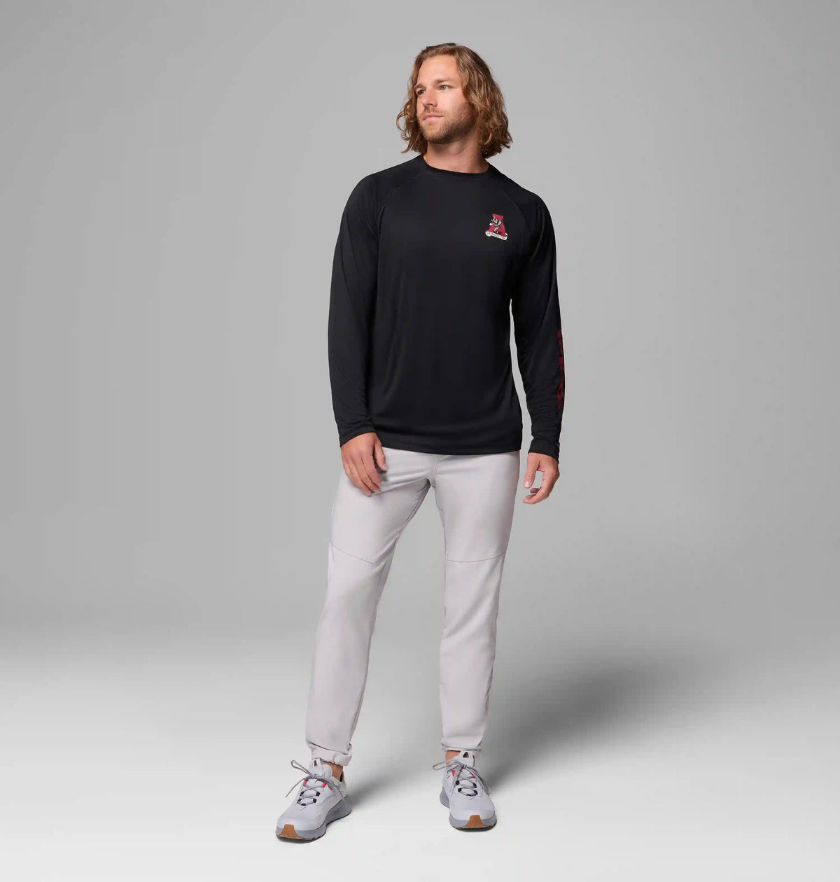 Men's Collegiate PFG Terminal Tackle Long Sleeve Shirt - Tall - Alabama