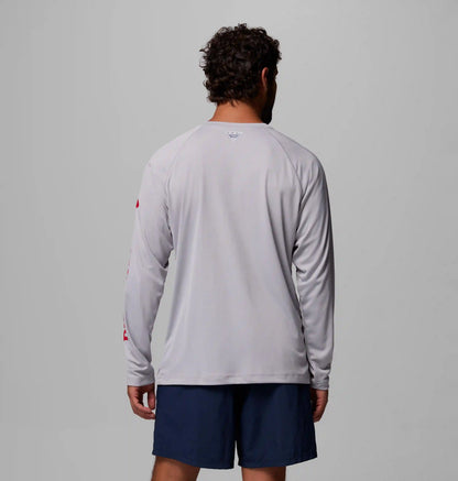 Men's Collegiate PFG Terminal Tackle Long Sleeve Shirt - Tall - Georgia