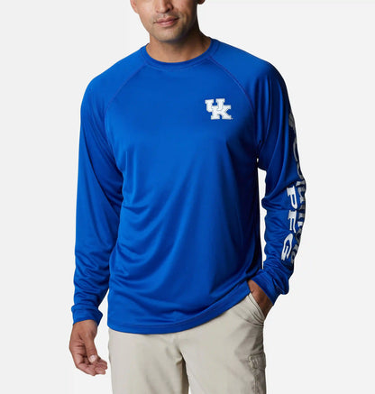 Men's Collegiate PFG Terminal Tackle Long Sleeve Shirt - Tall - Kentucky