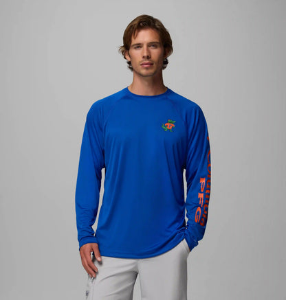 Men's Collegiate PFG Terminal Tackle Long Sleeve Shirt - Tall - Florida
