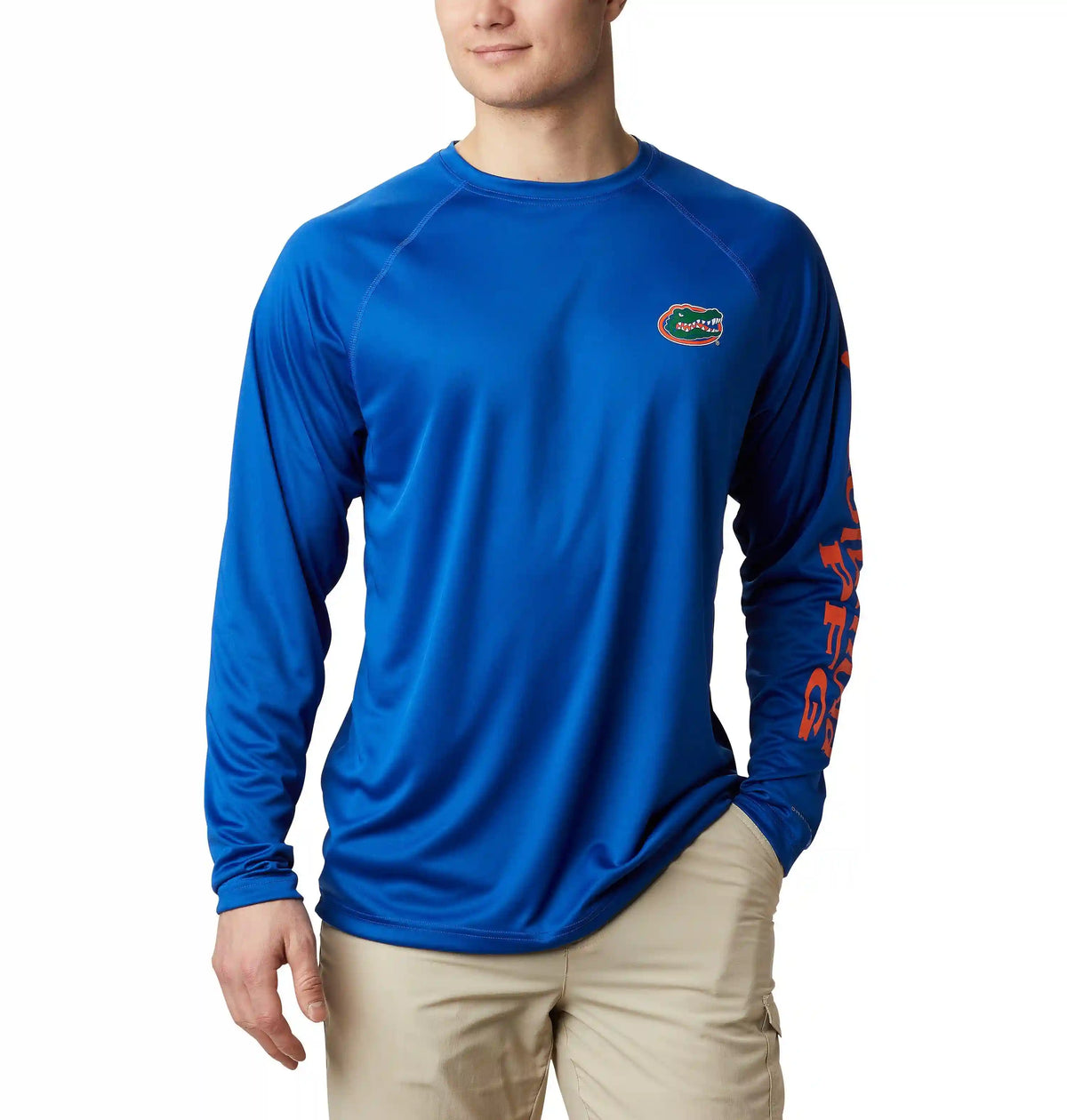 Men's Collegiate PFG Terminal Tackle Long Sleeve Shirt - Tall - Florida