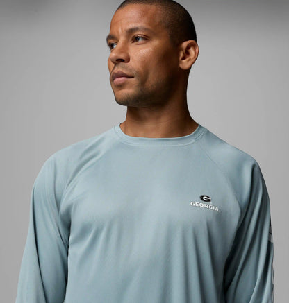 Men's Collegiate PFG Terminal Tackle Long Sleeve Shirt - Tall - Georgia