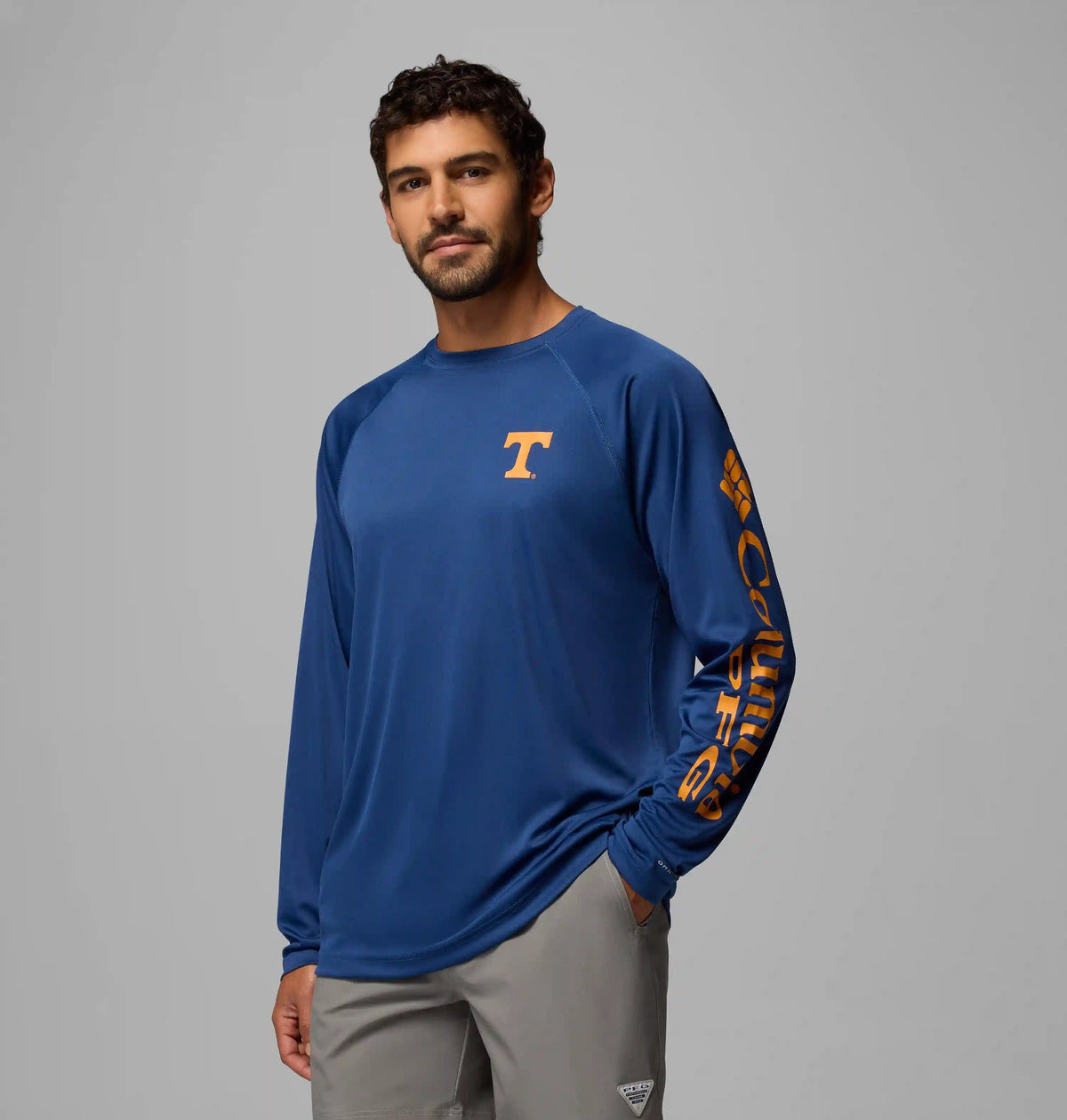Men's Collegiate PFG Terminal Tackle Long Sleeve Shirt - Tall - Tennessee