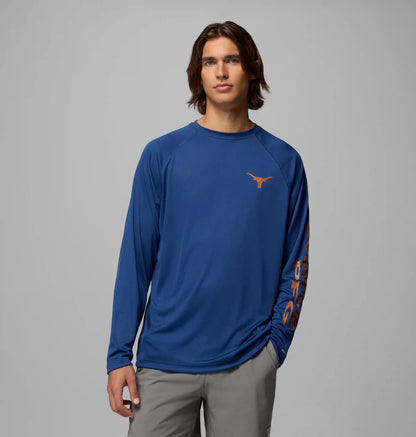 Men's Collegiate PFG Terminal Tackle Long Sleeve Shirt - Tall - Texas