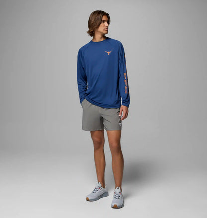 Men's Collegiate PFG Terminal Tackle Long Sleeve Shirt - Tall - Texas