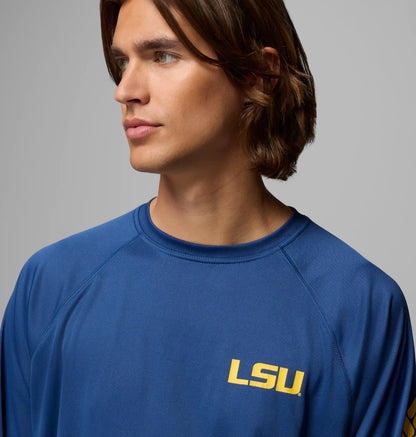 Men's Collegiate PFG Terminal Tackle Long Sleeve Shirt - Tall - LSU