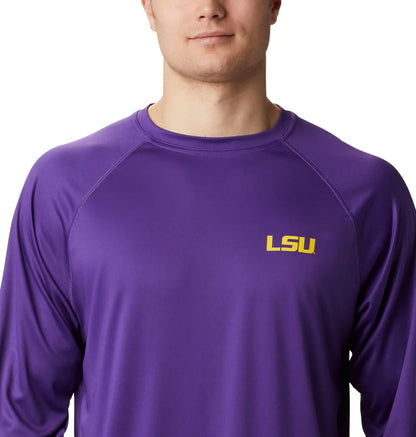 Men's Collegiate PFG Terminal Tackle Long Sleeve Shirt - Tall - LSU