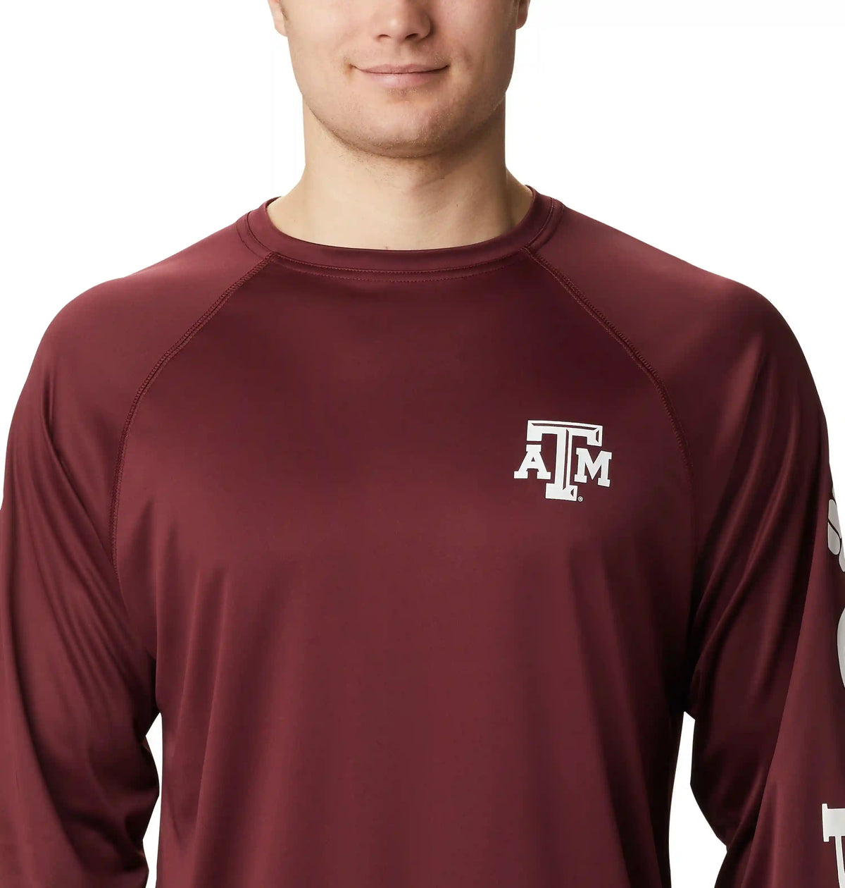 Men's Collegiate PFG Terminal Tackle Long Sleeve Shirt - Tall - Texas A&M