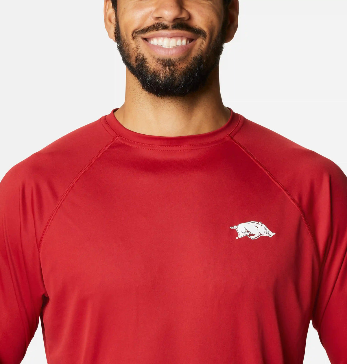 Men's Collegiate PFG Terminal Tackle Long Sleeve Shirt - Tall - Arkansas