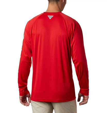 Men's Collegiate PFG Terminal Tackle Long Sleeve Shirt - Tall - Georgia