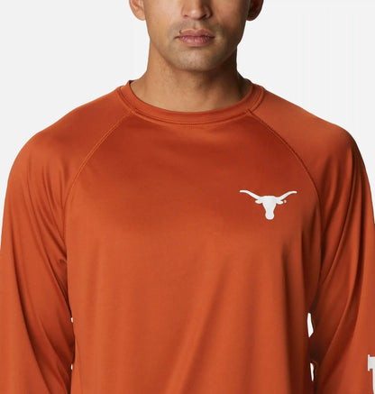 Men's Collegiate PFG Terminal Tackle Long Sleeve Shirt - Tall - Texas