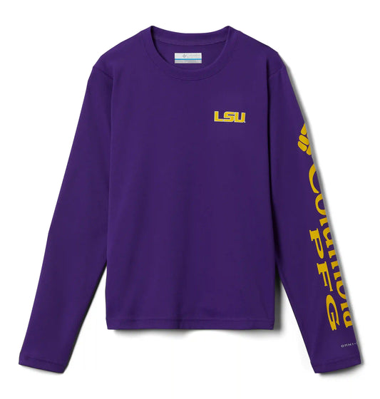Kids' Collegiate PFG Terminal Tackle Long Sleeve Shirt - LSU