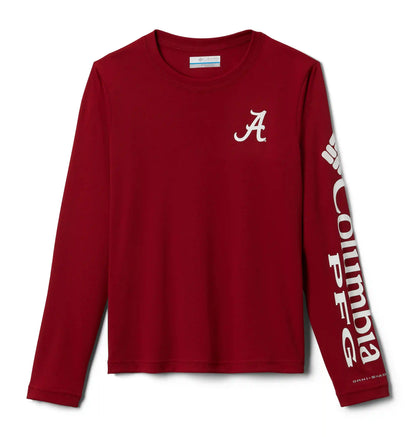 Kids' Collegiate PFG Terminal Tackle Long Sleeve Shirt - Alabama