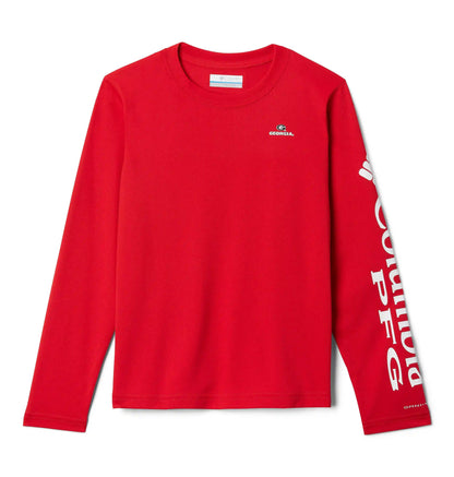 Kids' Collegiate PFG Terminal Tackle Long Sleeve Shirt - Georgia