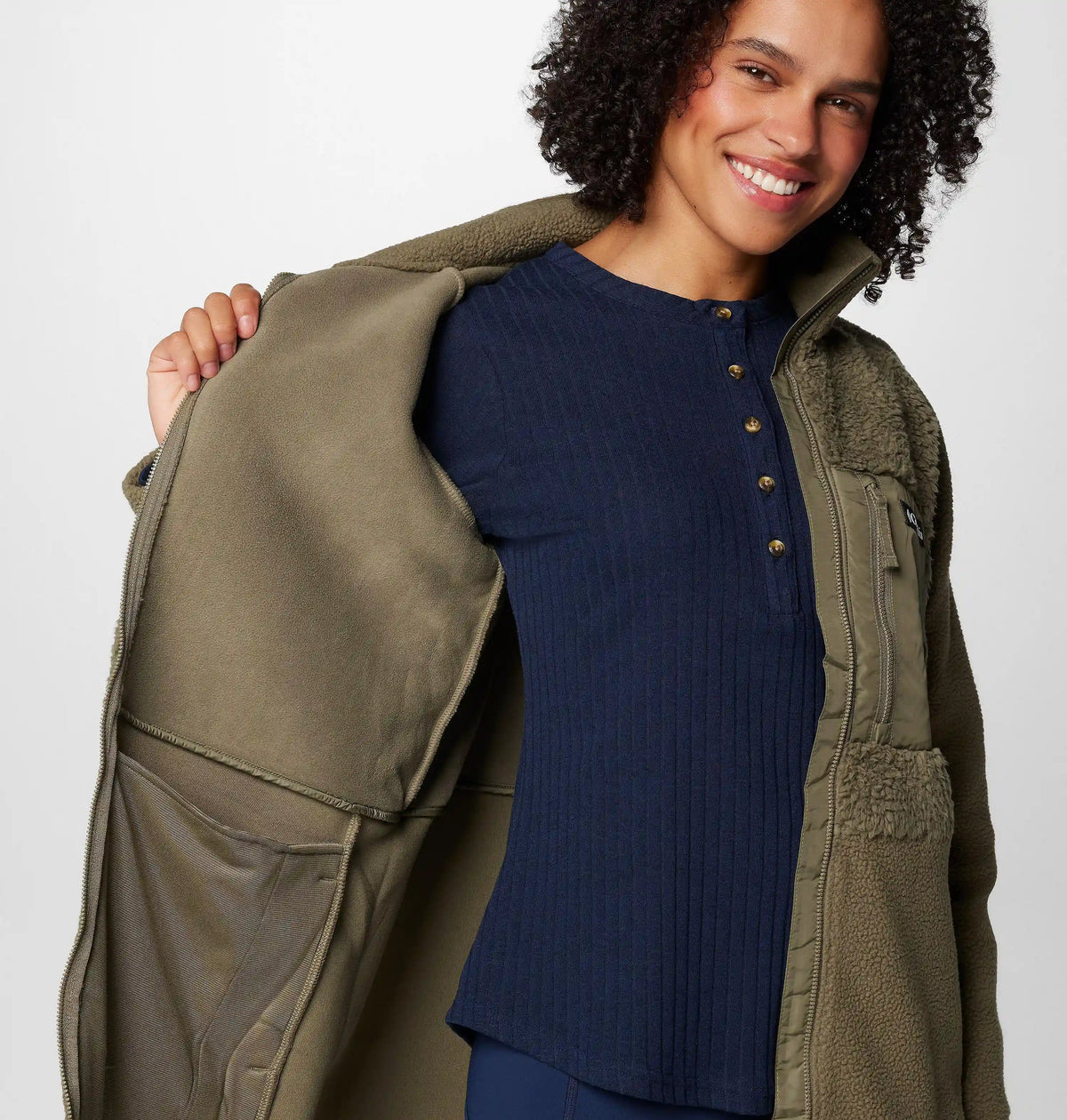 Women's Columbia Lodge Sherpa Full Zip Fleece Jacket