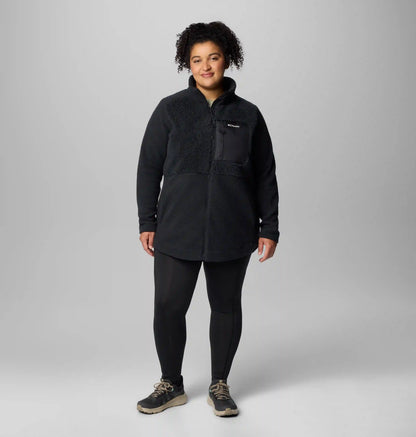 Women's Columbia Lodge Sherpa Full Zip Fleece Jacket - Plus Size