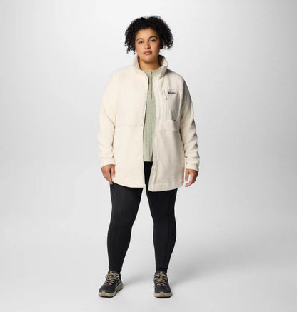 Women's Columbia Lodge Sherpa Full Zip Fleece Jacket - Plus Size