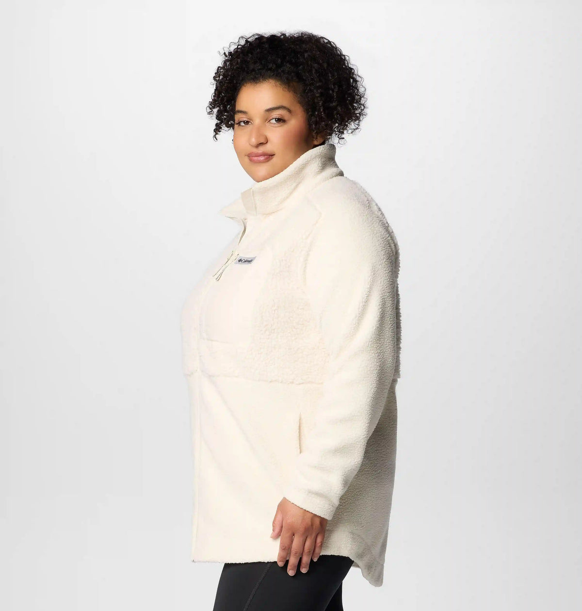 Women's Columbia Lodge Sherpa Full Zip Fleece Jacket - Plus Size