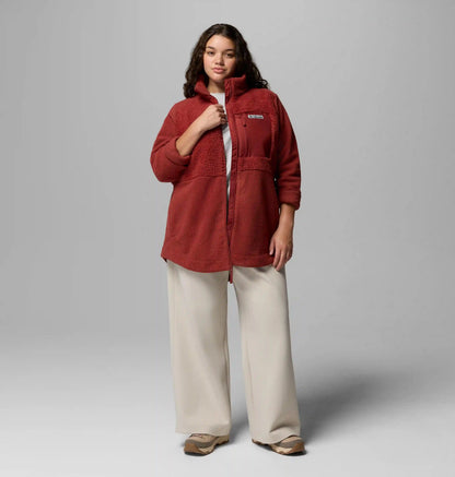 Women's Columbia Lodge Sherpa Full Zip Fleece Jacket - Plus Size
