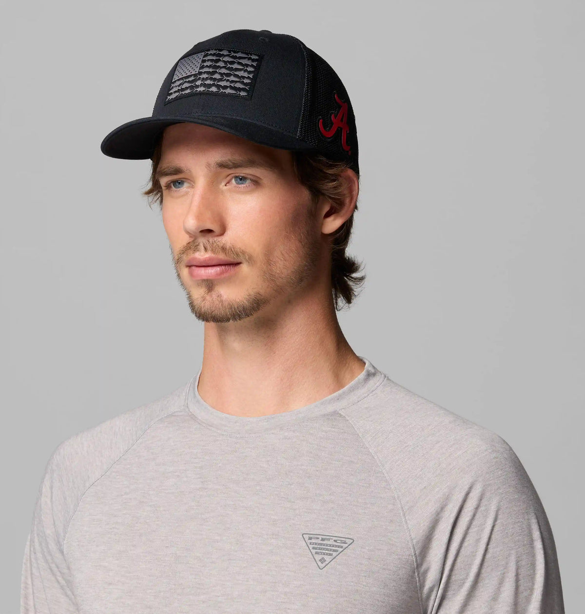 PFG Mesh Fish Flag Ball Cap - Alabama