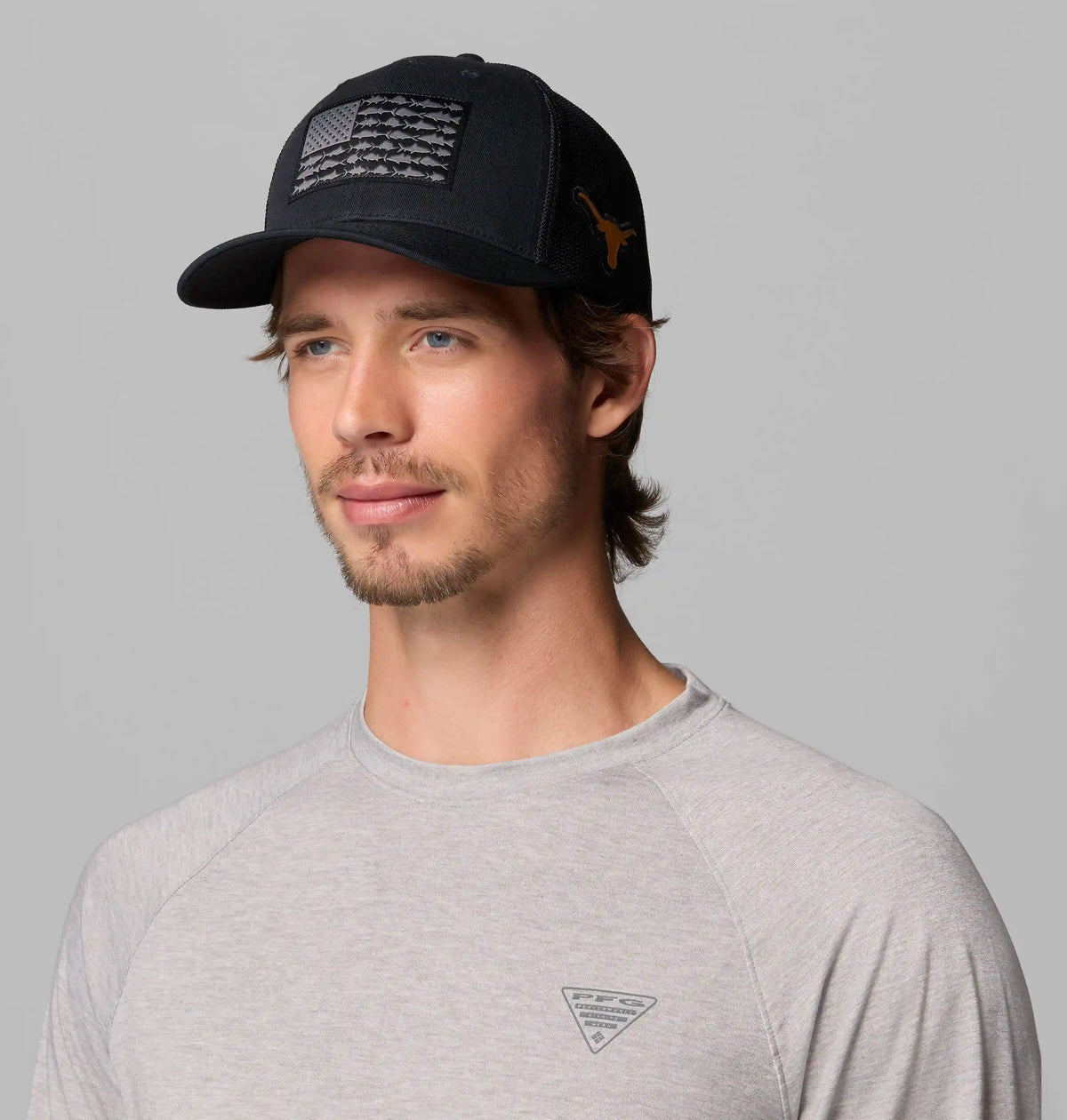 PFG Mesh Fish Flag Ball Cap - Texas