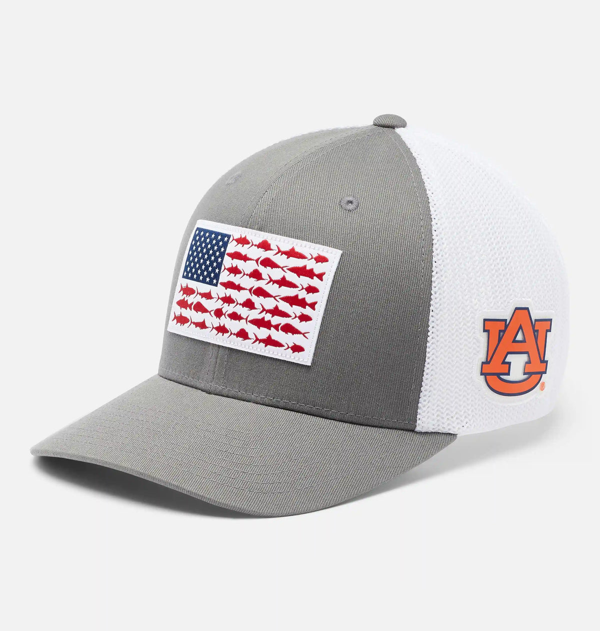 PFG Mesh Fish Flag Ball Cap - Auburn