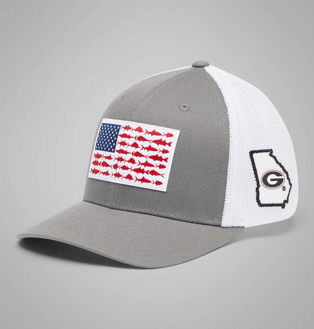 PFG Mesh Fish Flag Ball Cap - Georgia