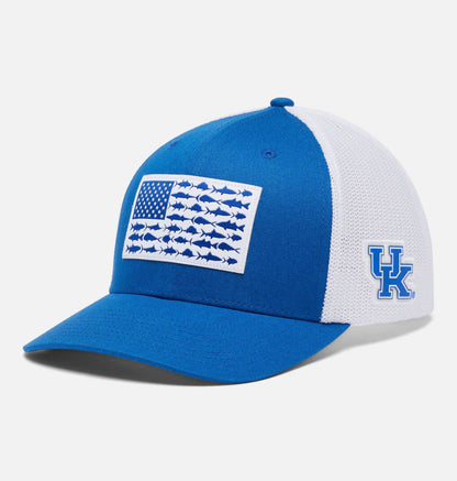 Collegiate PFG Mesh Fish Flag Ball Cap - Kentucky