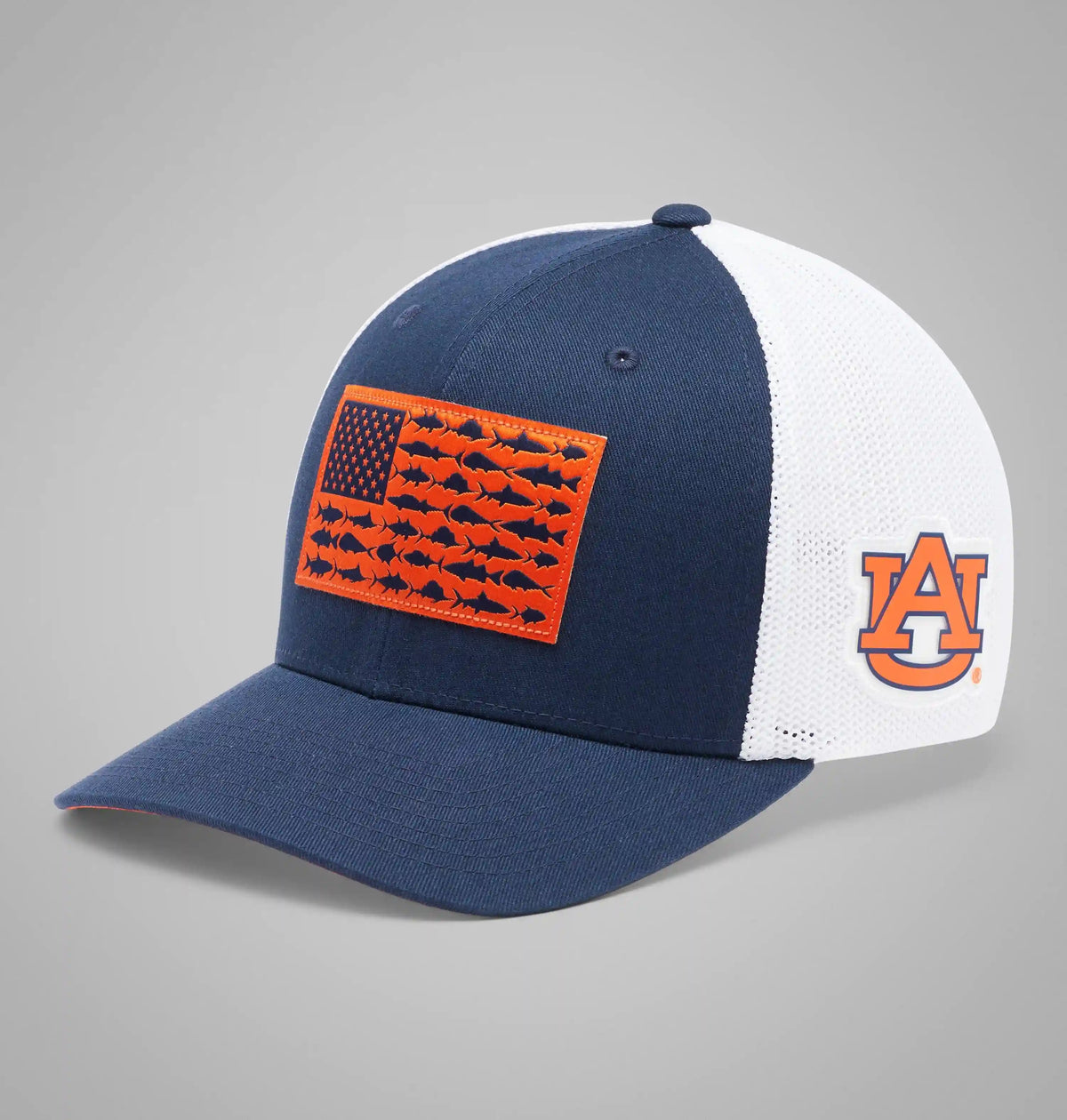 PFG Mesh Fish Flag Ball Cap - Auburn