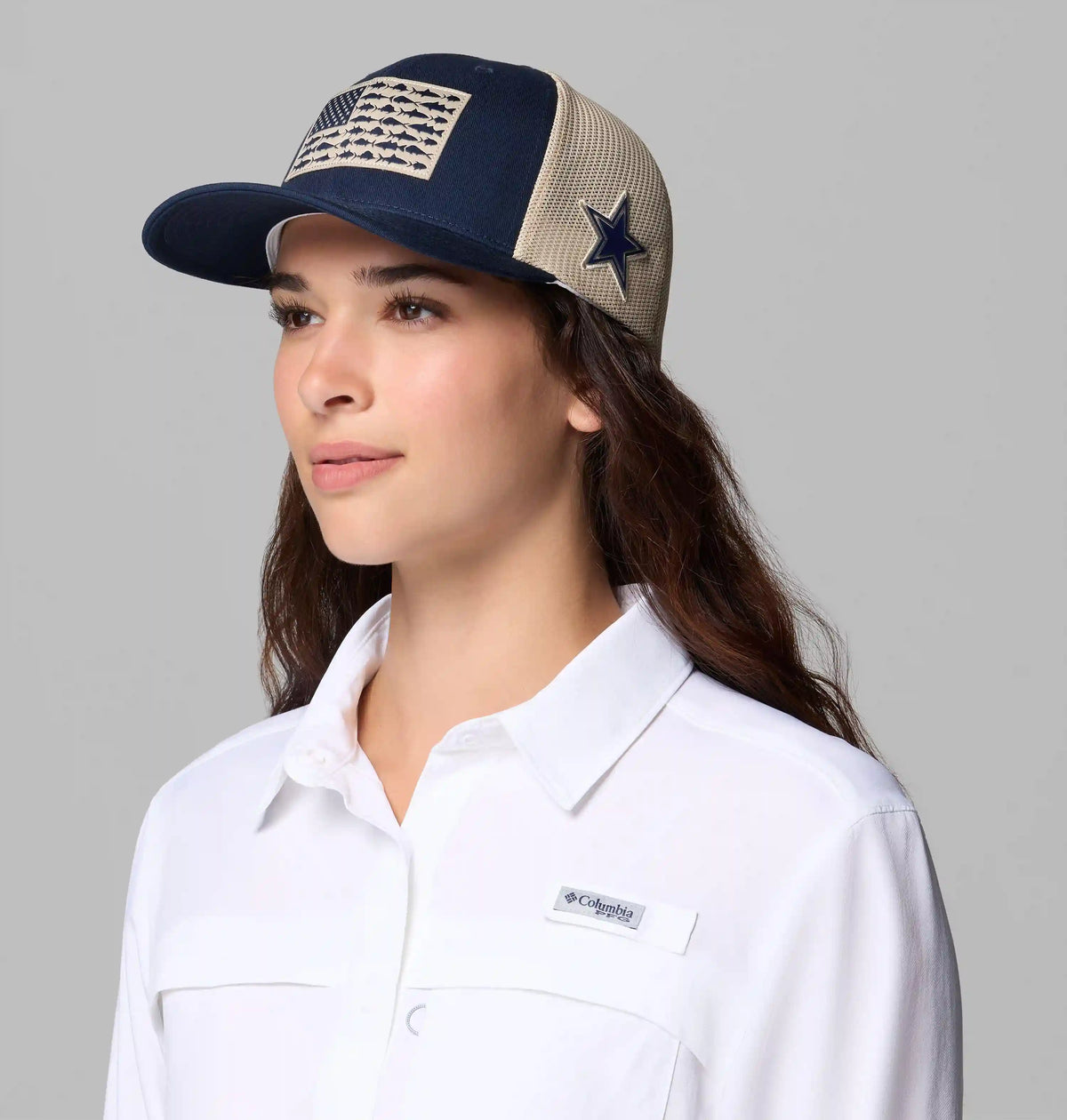 PFG Mesh Fish Flag Ball Cap - Dallas