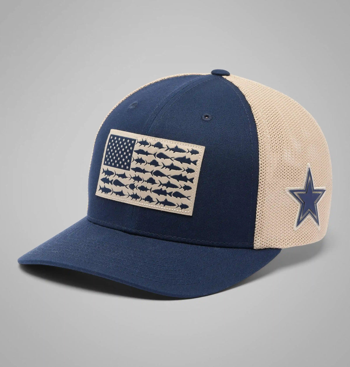 PFG Mesh Fish Flag Ball Cap - Dallas