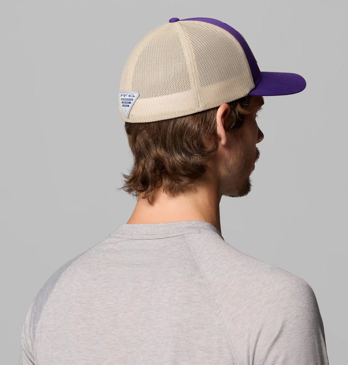 PFG Mesh Fish Flag Ball Cap - LSU