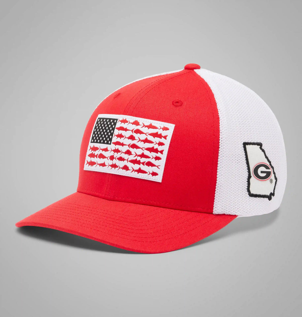 PFG Mesh Fish Flag Ball Cap - Georgia