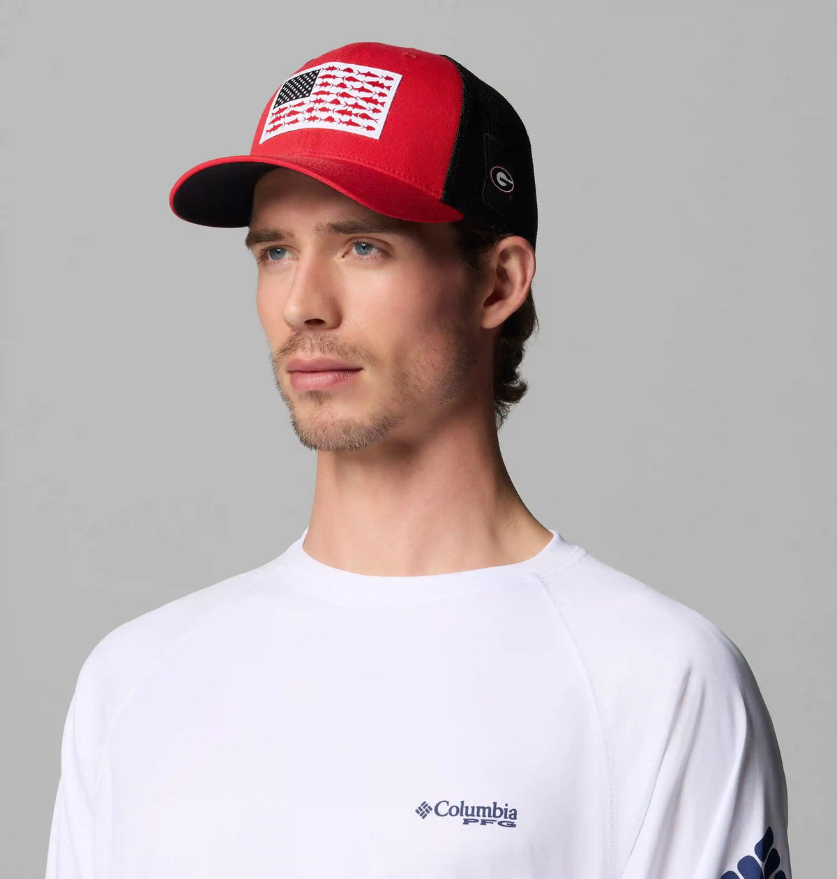 PFG Mesh Fish Flag Ball Cap - Georgia