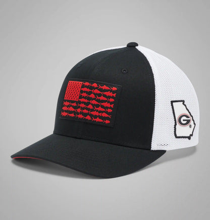 PFG Mesh Fish Flag Ball Cap - Georgia