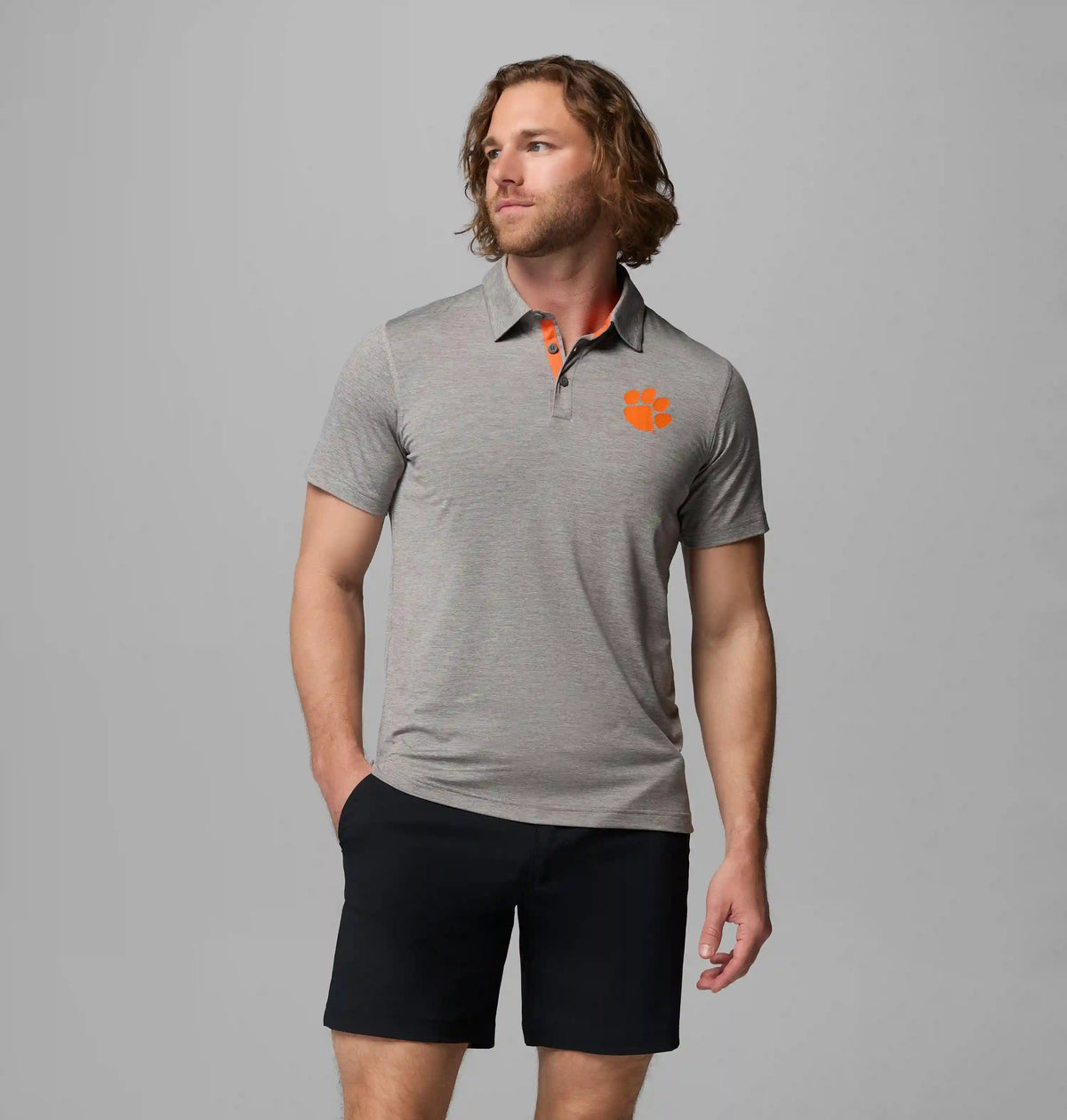 Men's Collegiate Tech Trail Polo - Clemson
